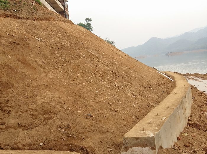 廣西梧州旺村水電站庫岸防護(hù)工程